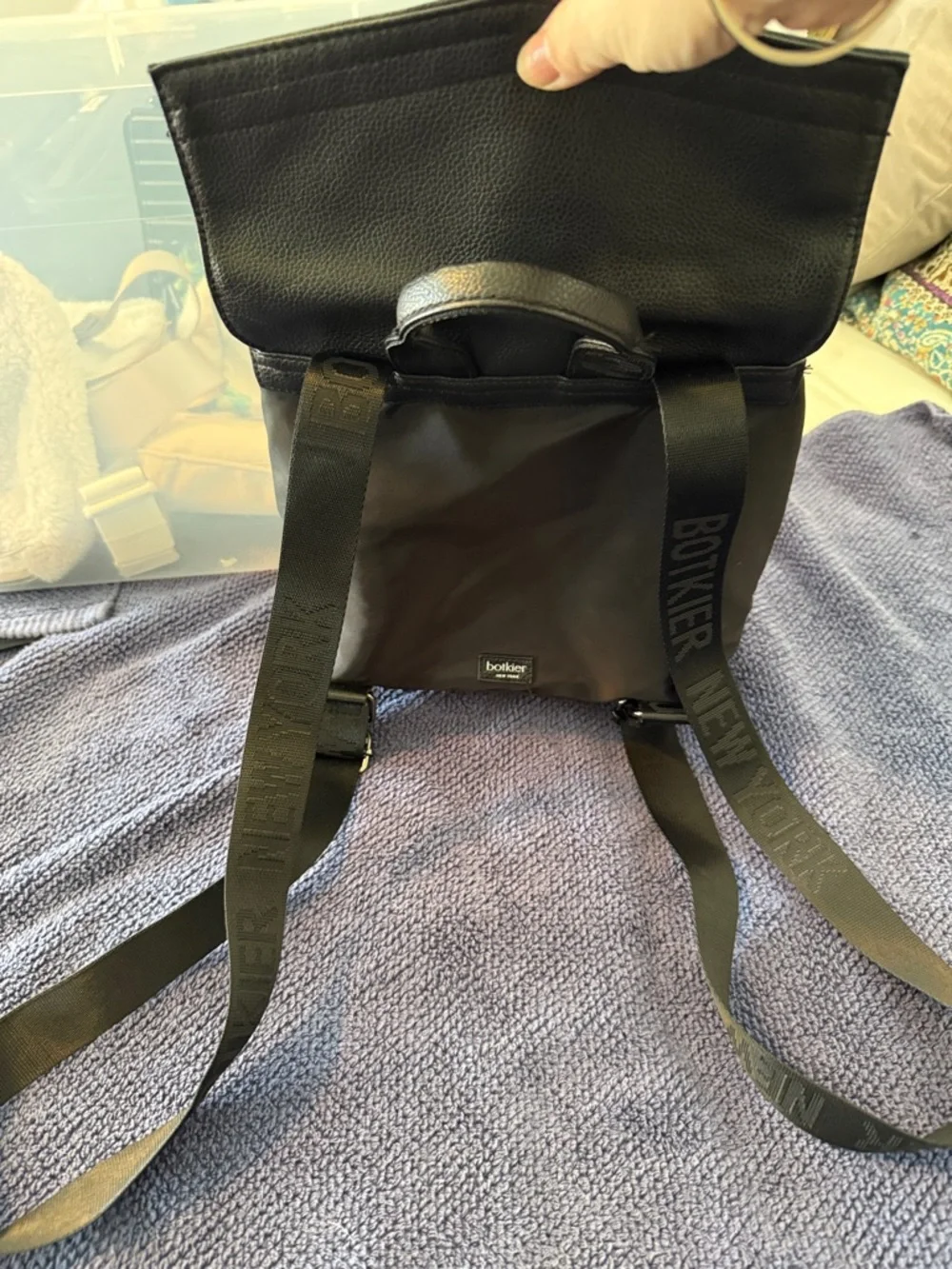 Botkier Black Mini Backpack